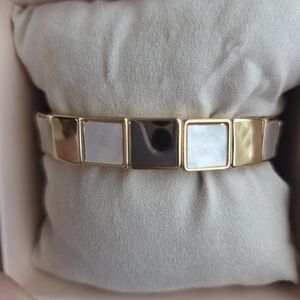 Gold and Mother of Pearl Bracelet